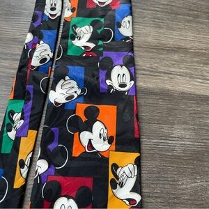 Disney VNTG Mickey Mouse Colorful Tie